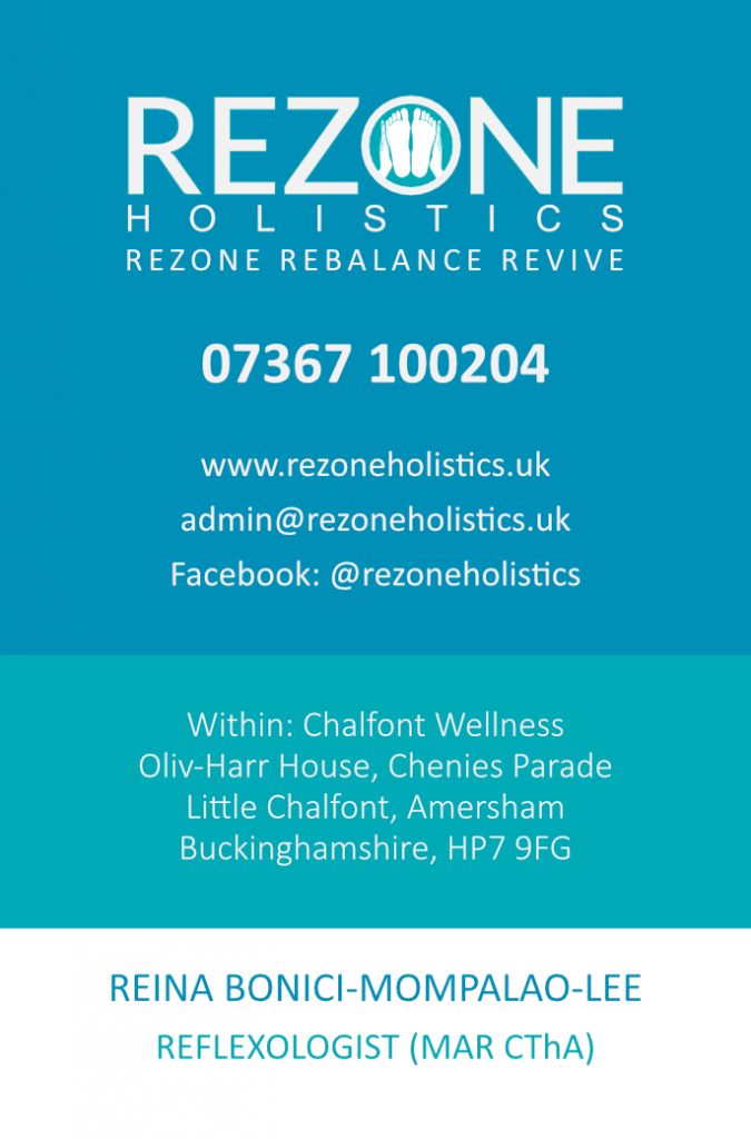 Rezone Business Card (front)