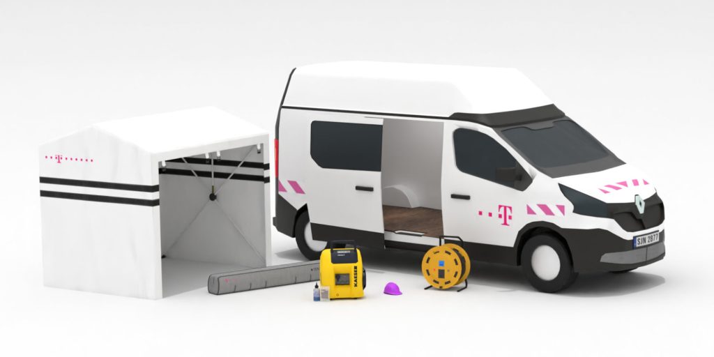 A few low poly 3D props created for a simulation for Deutsche Telekom and developed by Sharelookapp.com #vithereal #vithereal3d #deutschetelekom